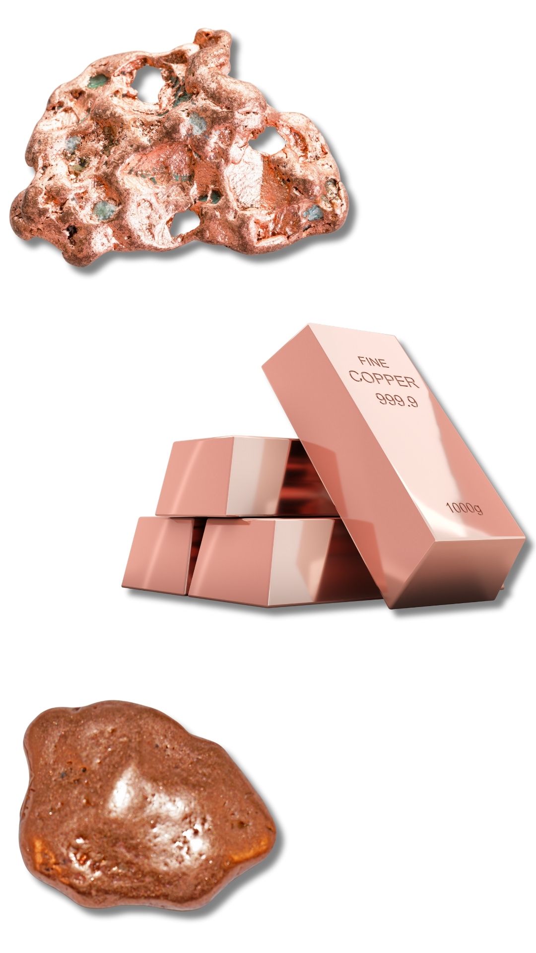 Termo de cobre puro artesanal resistente y purificador