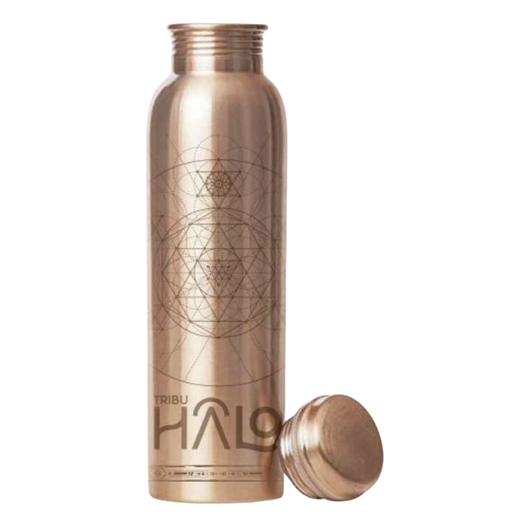 Termo de cobre puro artesanal resistente y purificador